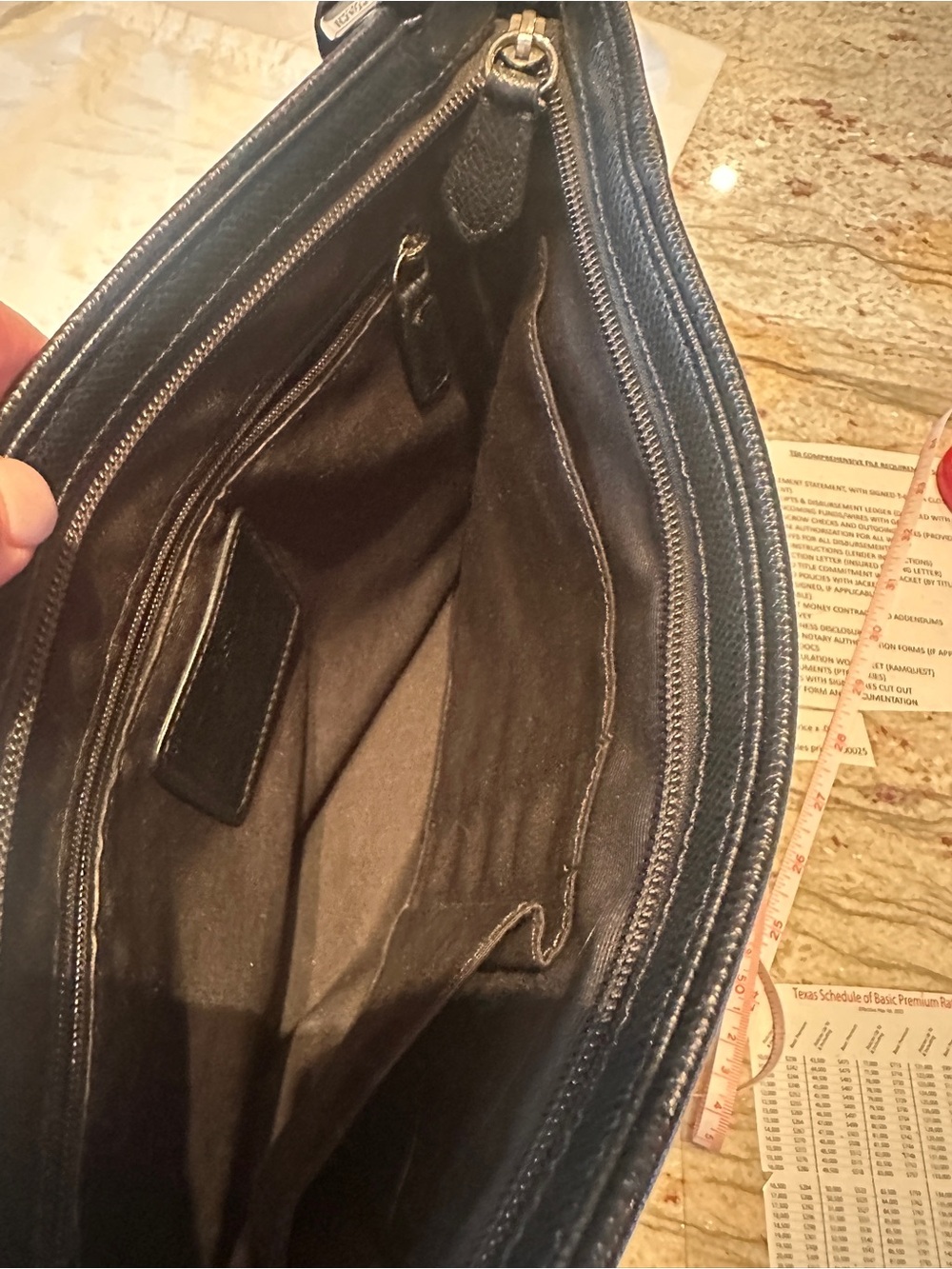 Coach Black Signature Jacquard Crossbody Bag - Picture 6 of 8